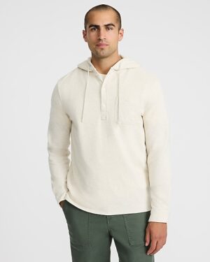 Hooded Sweater Flannel Shirt
