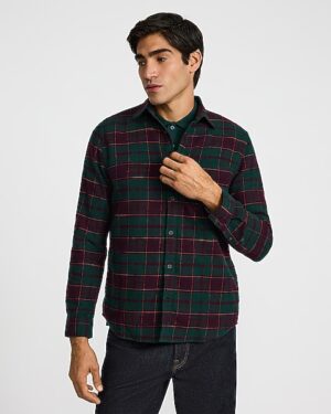 Plaid Cotton Patch Pocket Flannel Shirt