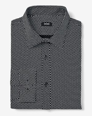 Slim Mini Dot Wrinkle-Resistant Everyday Performance Dress Shirt