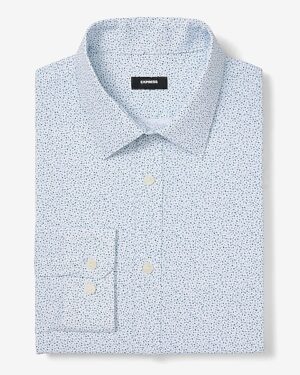Extra Slim Mini Floral Wrinkle-Resistant Everyday Performance Dress Shirt