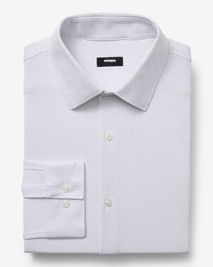 Slim Mini Dot Stretch Modern Tech 1MX Dress Shirt