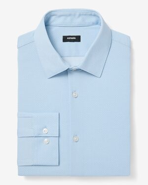 Extra Slim Mini Dot Stretch Modern Tech 1MX Dress Shirt