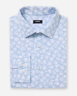 Extra Slim Mini Floral Stretch Modern Tech 1MX Dress Shirt