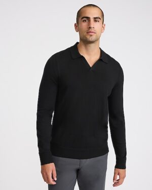 Johnny Collar Everyday Performance Merino Wool Sweater Polo