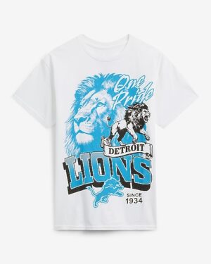 Detroit Lions Cotton Graphic T-Shirt