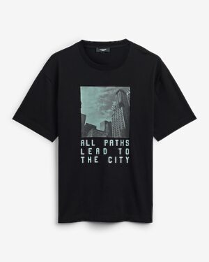 City Center Perfect Pima Cotton Graphic T-Shirt