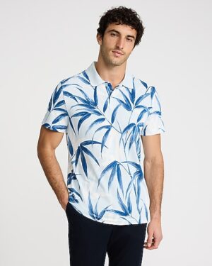 Palm Printed Pique Everyday Performance Polo