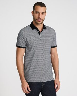 Mini Geo Perfect Pima Cotton Pique Polo