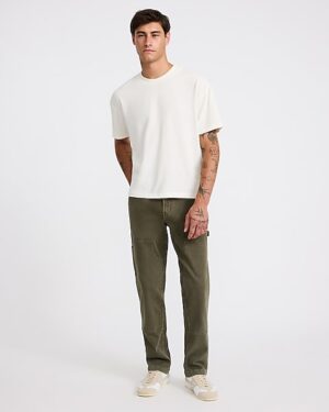Straight Olive Green Hyper Stretch Carpenter Jeans
