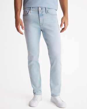 Skinny Light Wash Stretch Jeans