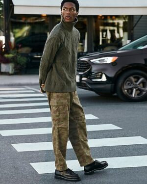 Cotton Camo Cargo Pant