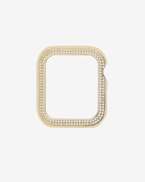 Gold Rhinestone Watch Case
