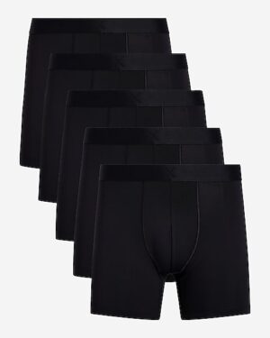 5 1/2" Moisture-Wicking Performance Boxer Briefs 5 Pack