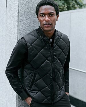 Black Quilted Vest