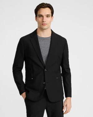 Slim Black Everyday Performance Blazer