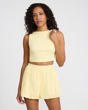 High Waisted Bubble Shorts