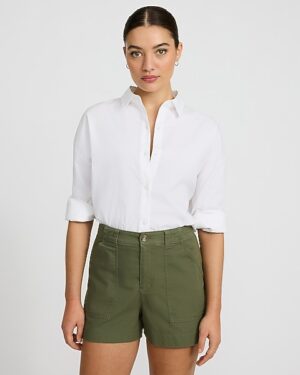 High Waisted Utility Shorts