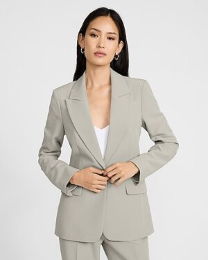 Signature Stretch Long Slim Blazer