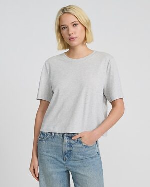 Crew Neck Short Sleeve Boyfriend Tee