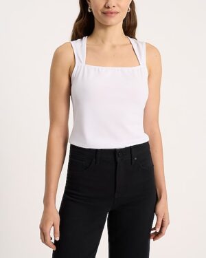Fitted Square Neck Tank