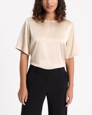 Essential Satin Boxy Tee