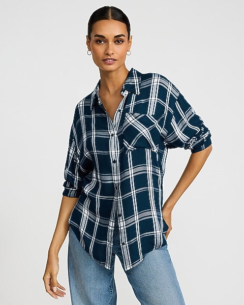 BLUE PLAID