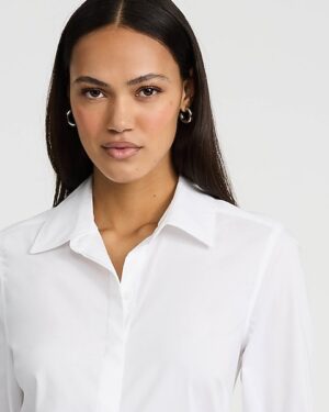 Stretch Cotton Poplin Essential Shirt