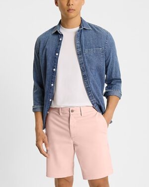 8" Comfort Waist Hyper Stretch Chino Shorts