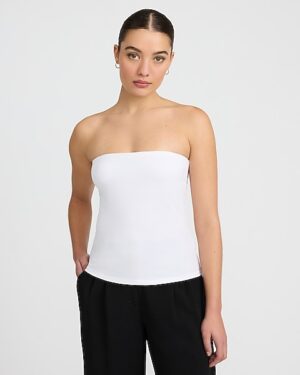 Body Contour Stretch Cotton Bra Tube Top